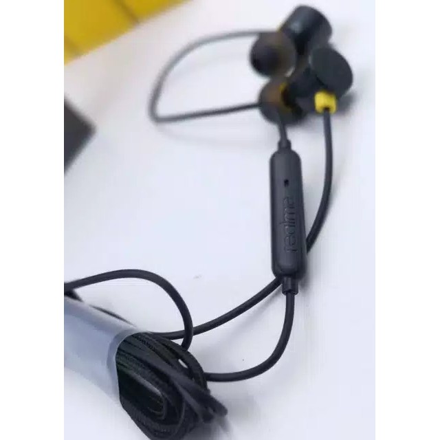 Headset Earphone Realme Buds Original In Ear Magnetic Ori 100 % Asli Realme 3 Pro XT X2PRO All