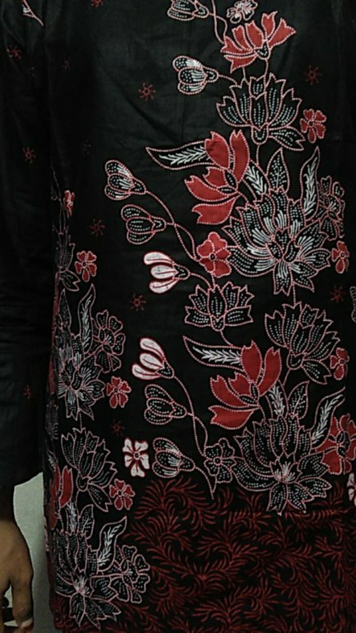 Batikcouple Keluarga Sania Ruffle Ori Ndoro Jowi Dnt Batik Couple Keluarga Motif Sakura Merah