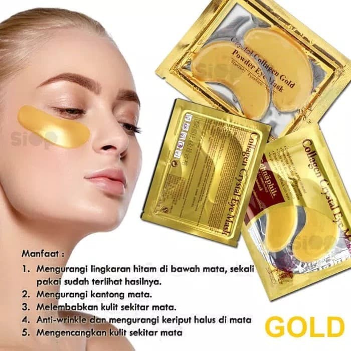 MASKER MATA CRYSTAL COLLAGEN eyemask / masker mata murah