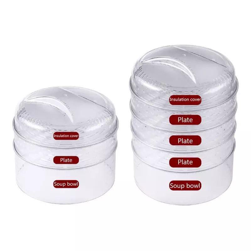 [JUALSEMUA18](33)Tudung saji 4 tingkat rak container piring/thermal dish/tempat piring susun4