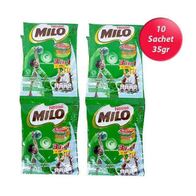 Milo Susu 3 In 1 Activ Go Renceng 10x35gr