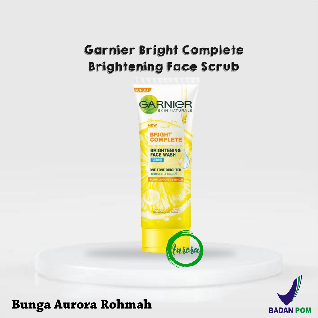 Garnier Light Complete Brightening Facial Scrub | Garnier Bright Complete