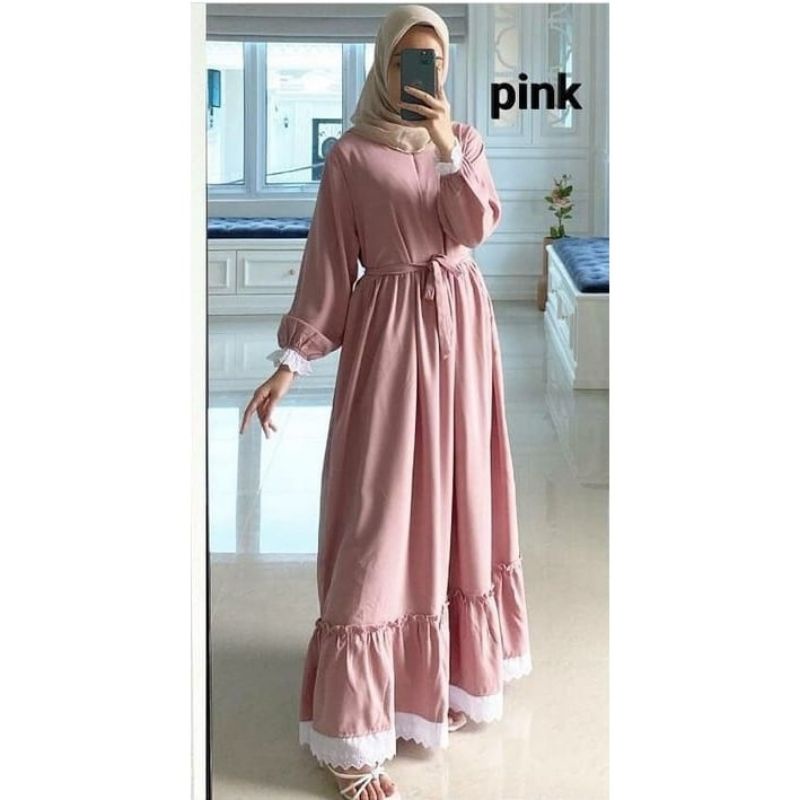 GAMIS RENDA MOSCREPE / YUNA DRESS