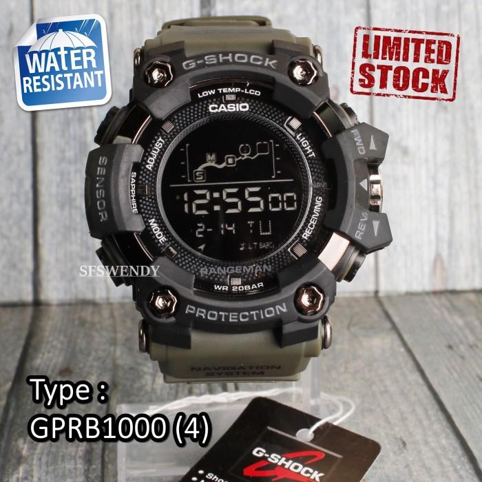 G Shock Gprb-1000 Hijau Hitam Army Jam Tangan Digital