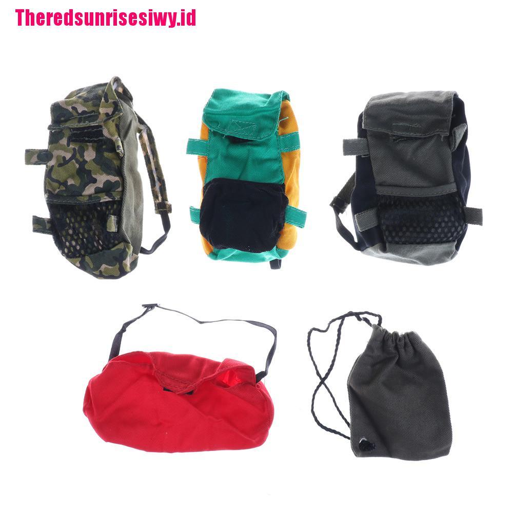 【Theredsunrisesiwy.id】Doll Army Knapsack Marines Bag For 1/6 Barbie Boy Male Ken Doll Accessories Gift