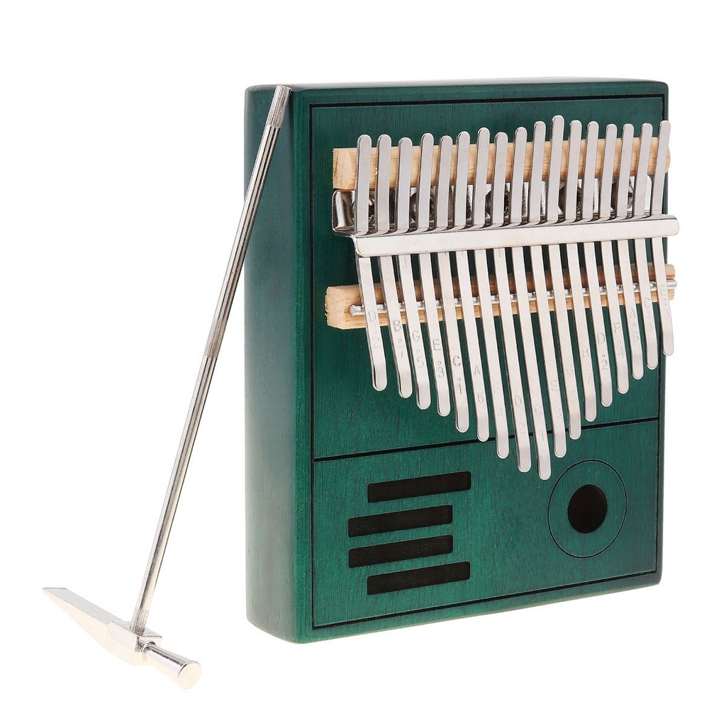 Alat Musik Kalimba Mini 17 Tuts Bahan Kayu Mahoni 2 Warna