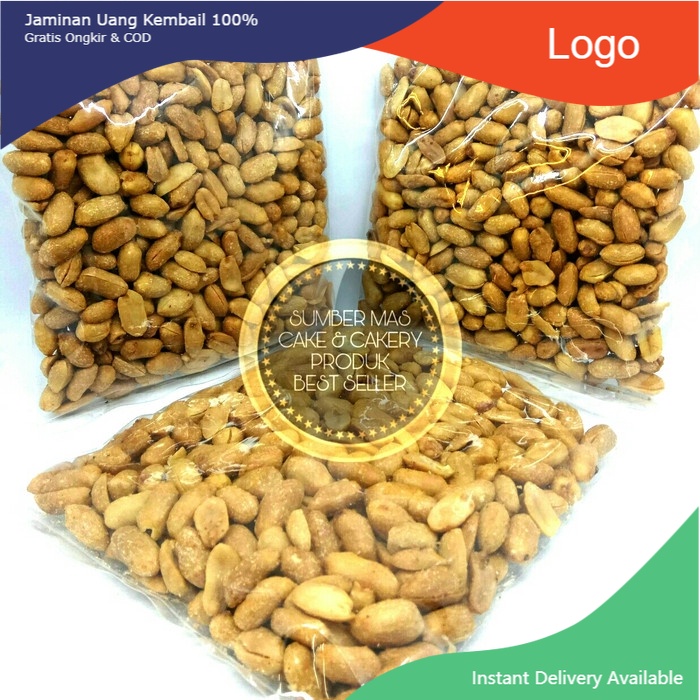 

MAKANAN RINGAN SNACKS Kcang Bawang Oven Berat 250 gr / Kacang Bawang Super / Kacang Bawang Premium
