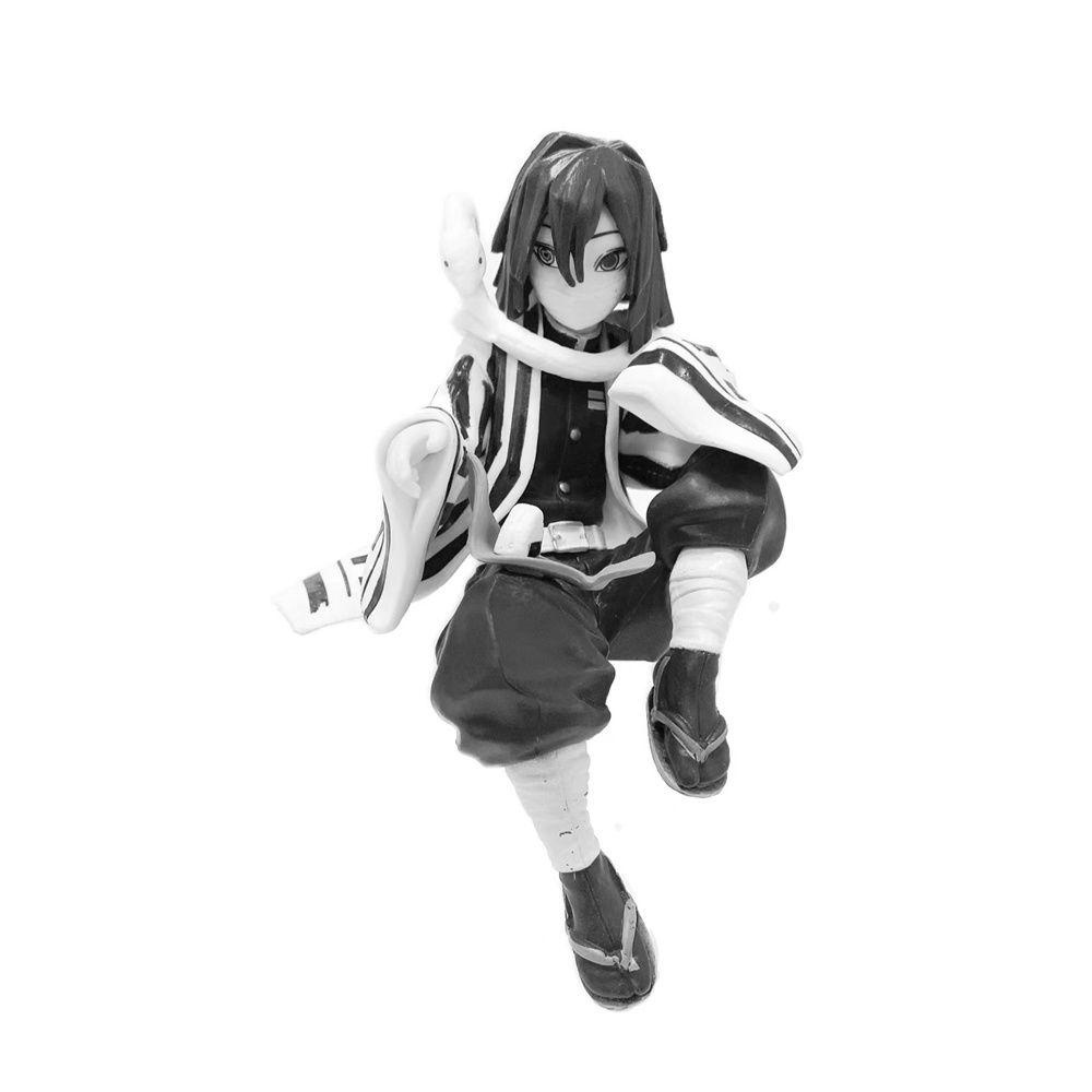 Lanfy Action Figure Demon Slayer Iguro Obanai Shinazugawa Sanemi Kimetsu No Yaiba Himejima Kyoumei Eat Rice Ball Kanroji Mitsuri