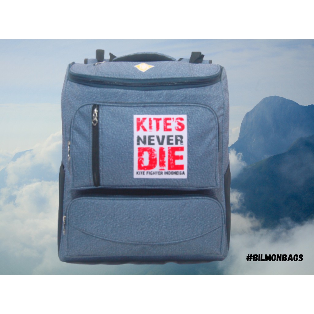 Tas Ransel Layangan 5 Sleting RB Bahan Tebal Best Seller Tas Ransel Layangan 5 Sleting RB Bahan Tebal Best Seller