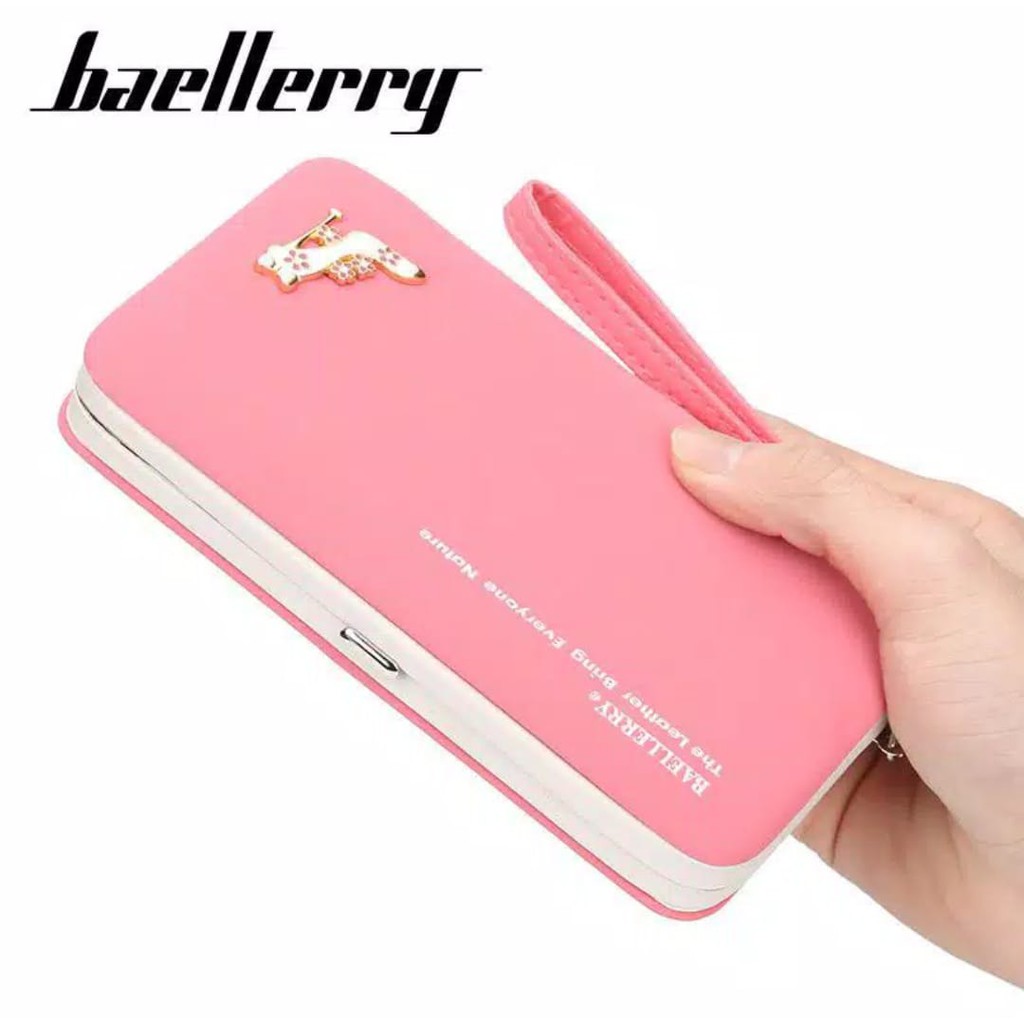 ( Fy ) COD Dompet Wanita  Dompet import  Wanita Panjang Cantik Dompet Import murah cantik realpic