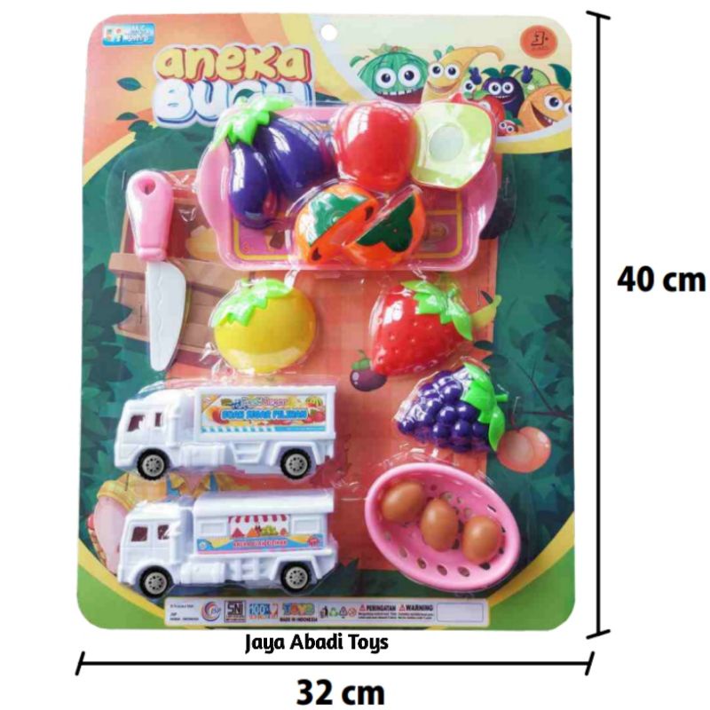 MF 05 - MAINAN ANAK MURAH ! MOBIL TRUK PENGANGKUT BUAH SEGAR ( MF05 )