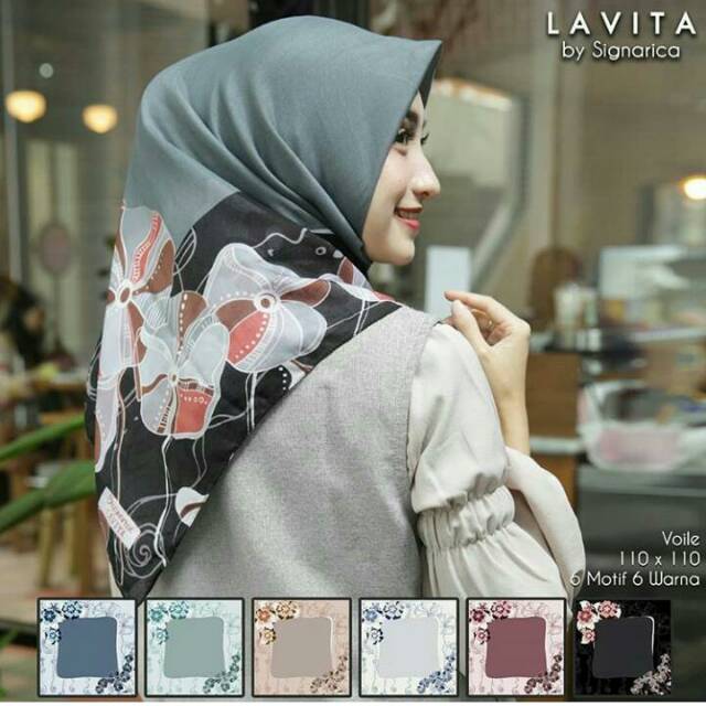 HIJAB KATUN, LAVITA BY SIGNARICA, VOILE, VOAL COTTON