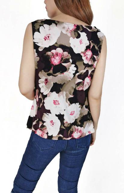 CK calvin flower blouse