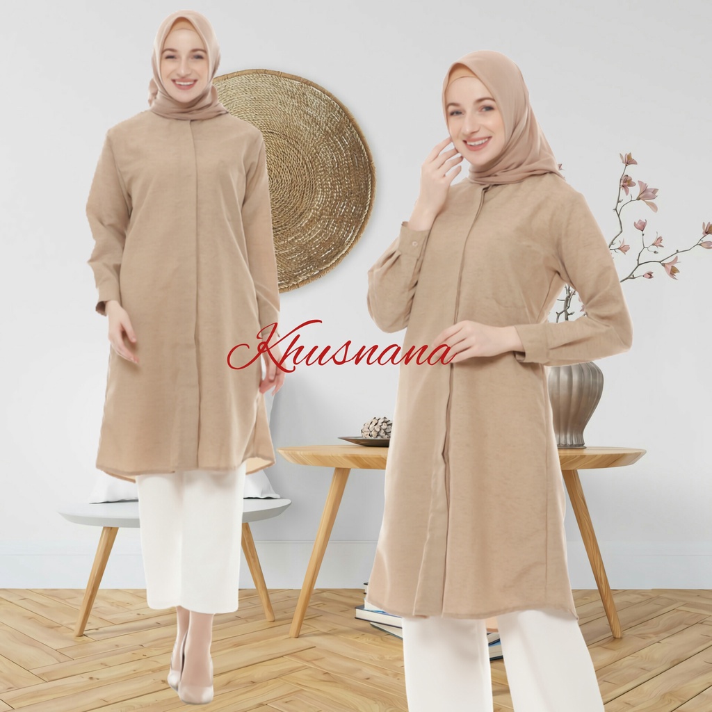 Baju Tunik Wanita Terbaru Baju Atasan Muslim Wanita Kekinian