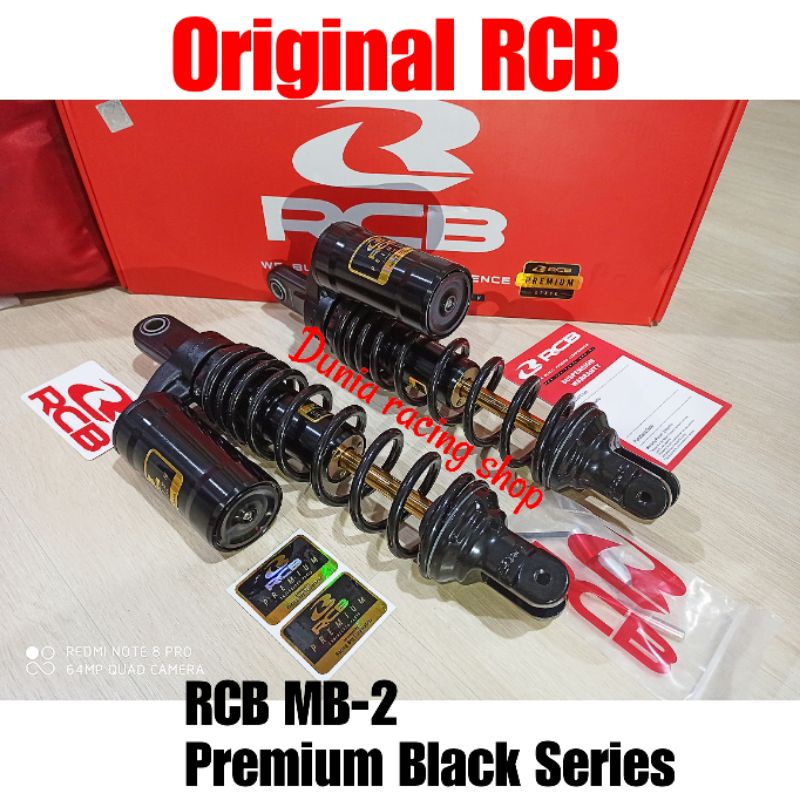 Shock RCB Tabung Nmax old Nmax New Aerox 155 New Aerox Connected Aerox Old PCX ADV 150 XMAX 305MM dan 330MM Shock RCB VS Series MB2 MB2+ Black Series Original RCB