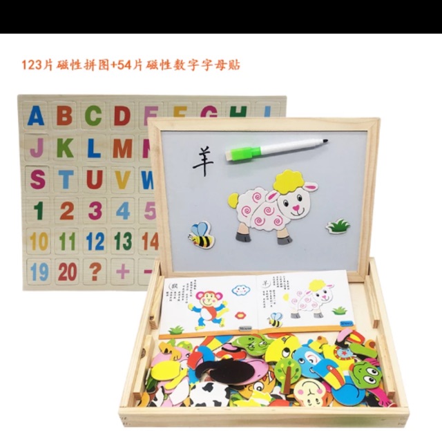 

Mainan edukasi Magnetic board/papan tulis magnec