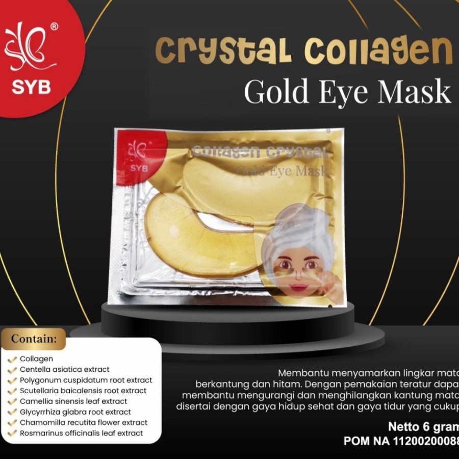 [10 Pcs] Collagen Crystal Eye Mask / Masker Mata