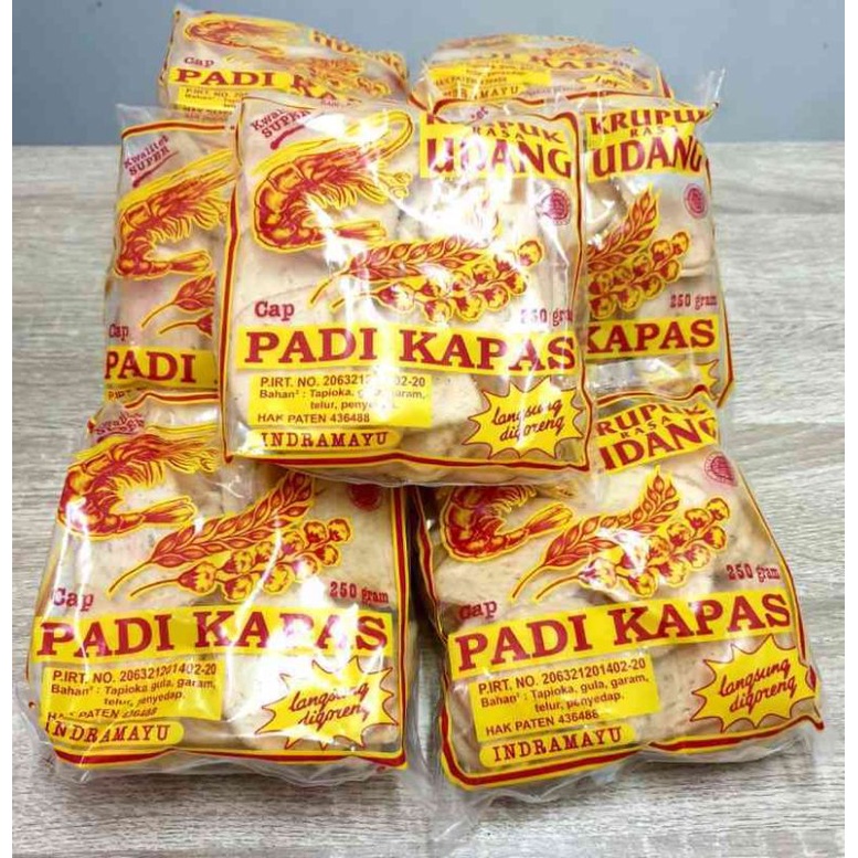 

Kerupuk Udang Padi Kapas Indramayu 250gr