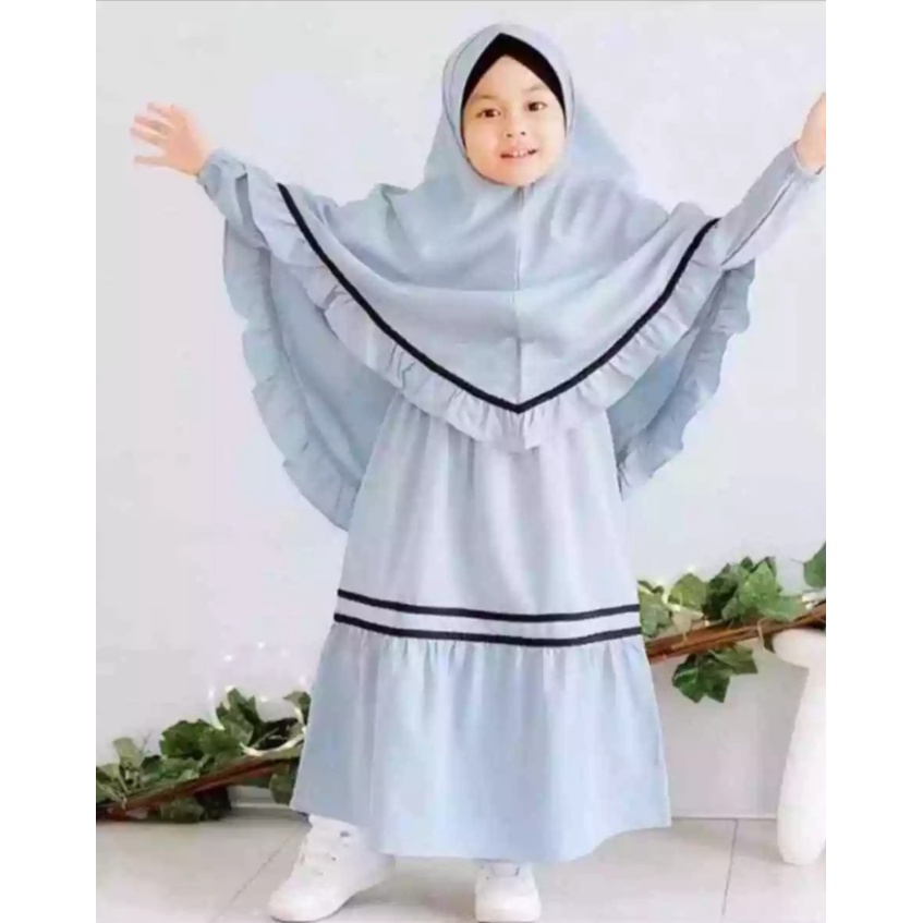 GAMIS ANAK PEREMPUAN /GAMIS PITA ANAK PEREMPUAN /GAMIS PITA SYAR"I UNTUK ANAK UMUR 2Th -13tH
