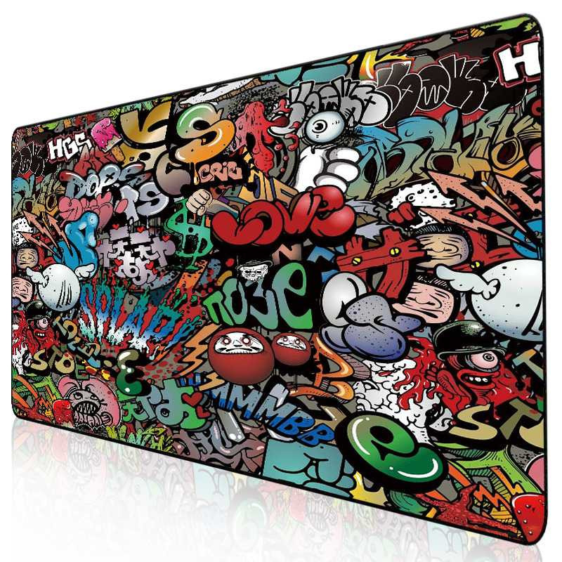 Mouse Pad Gaming-MousePad XL Desk Mat Alas Tatakan Laptop Keren