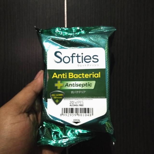 Tissue Softies Antiseptic 20 Wipes