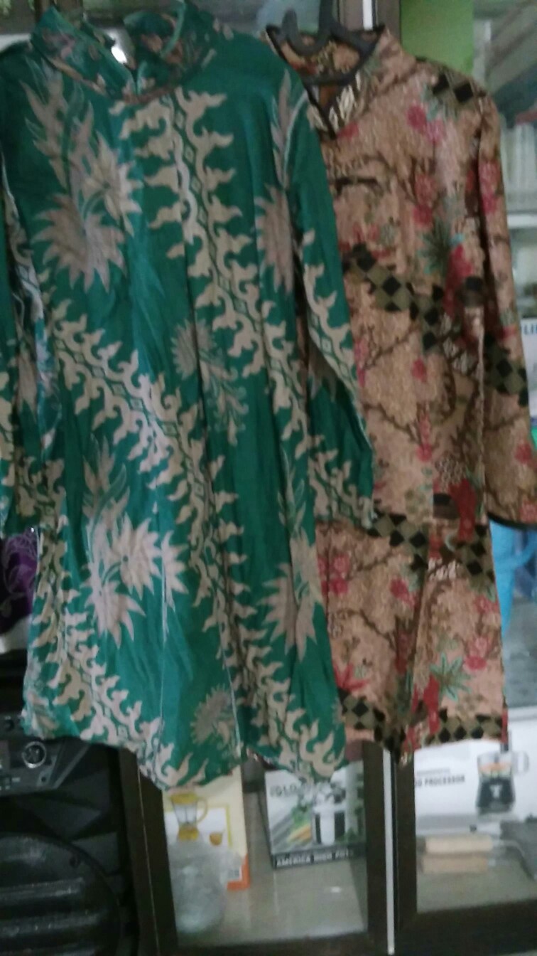 Atasan Dress Batik Wanita Sogan Tanahan Dsc05890