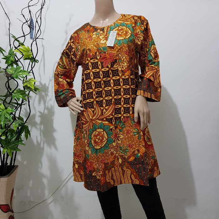 Unik Dress tunik   dress batik   midi dress cantik Limited