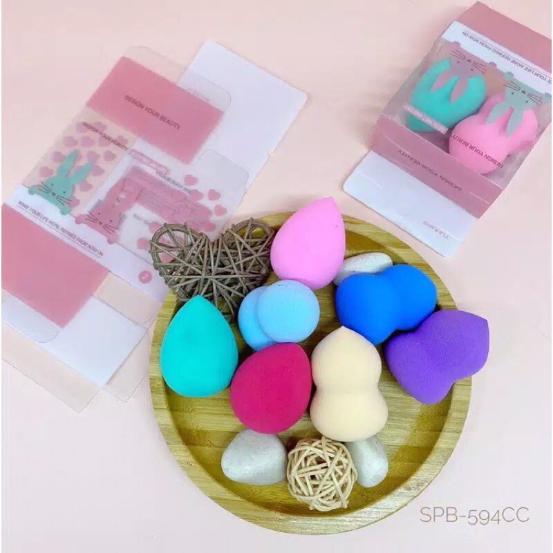 MAKE UP SPONGE PER BOX ISI 2 PCS