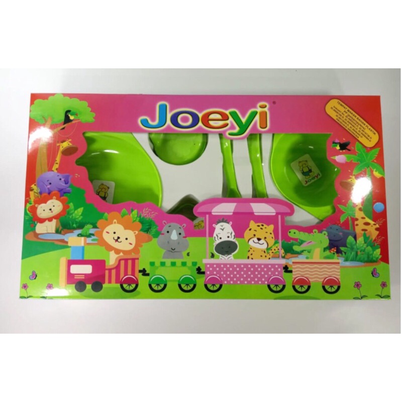 Feeding set Joeyi Ukuran Besar/ set makan bayi/ tempat makan bayi/ kado lahiran bayi tempat makan