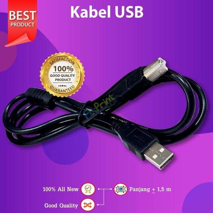 Buruan beli] Kabel USB Data 2.0 Komputer Printer Canon iP2770 MG2570s HP 2135 2336