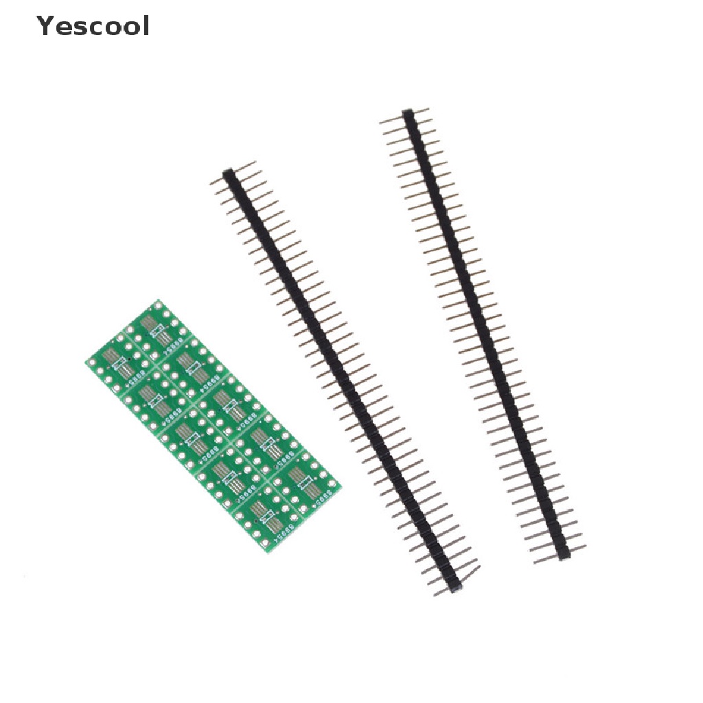 Yescool 10pcs adapter SOP8 SO8 SOIC8 Tsop8 Ke DIP8 Dengan Kepala Pin