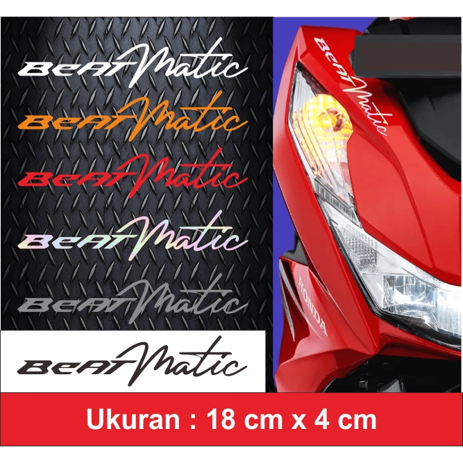 Cutting Stiker Lis Motor Sayap Beat Matic/Sticker Sayap Beat Matic