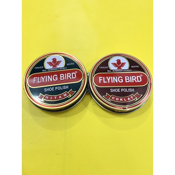 Semir sepatu shoe polish flying bird hitam atau coklat (pilih salah satu warna) / Semir sepatu murah