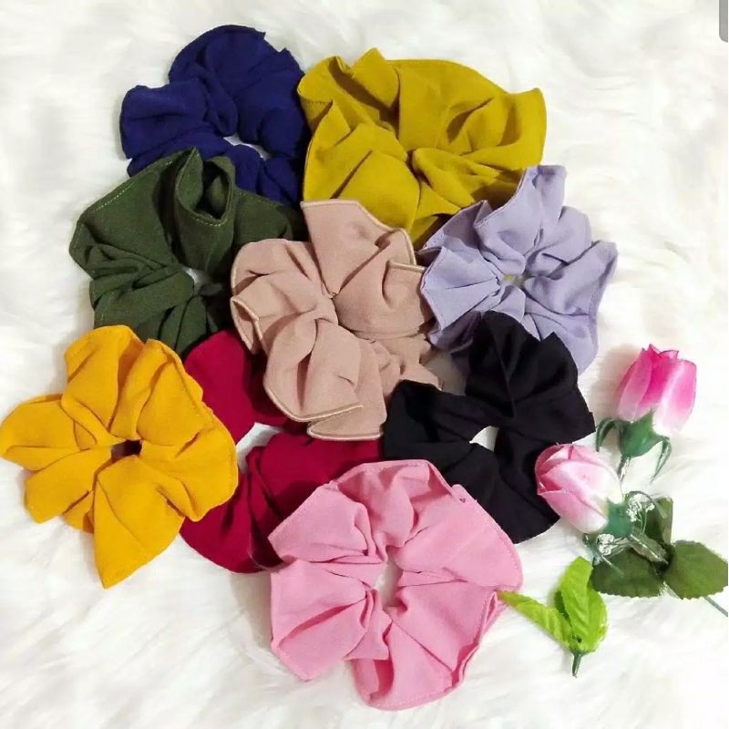 KUNCIR RAMBUT SCRUNCHIE / IKAT CEPOL HIJAB