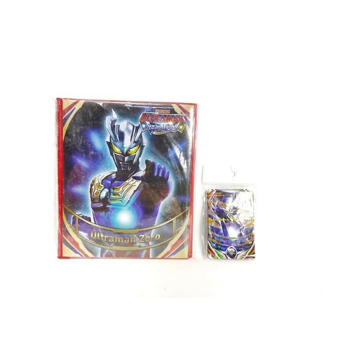 Mainan Kartu Game Ultraman Versi 1 + Album isi 96 (Paket)