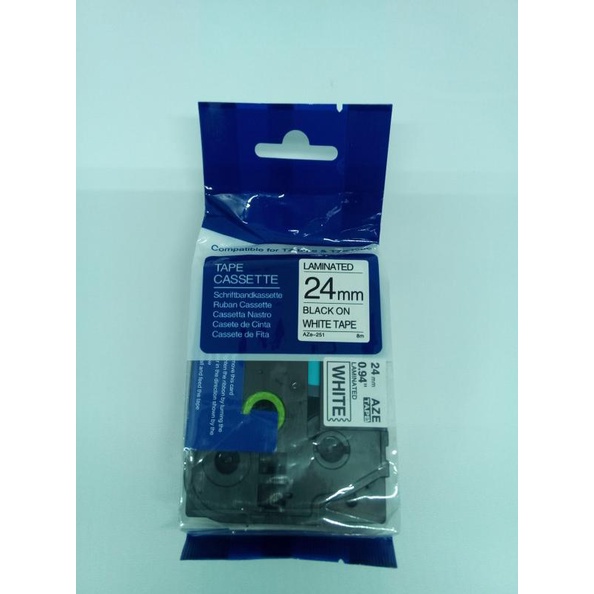 

Aimo Label Sticker Tape 24Mm Aze/ Tze 251 Khusus Brother Label Printer