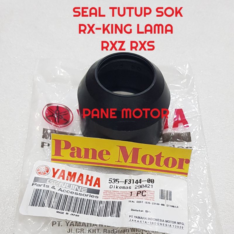 SEAL ABU SIL TUTUP SHOCK SOK DEPAN RXS RX-KING LAMA RXZ ORISINIL YGP 535-F3144-00