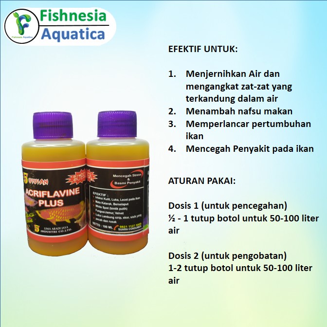 Vivian Obat Ikan Acriflavine Plus 100mL