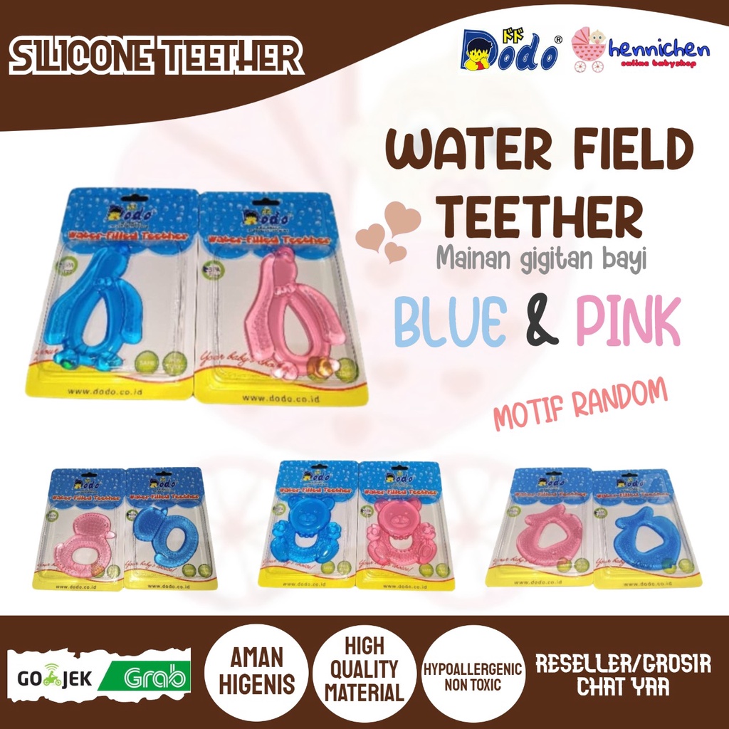 Dodo Water field teether atau gigitan bayi motif random