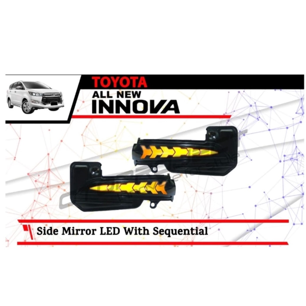 Side Miror Led With Sequential Mobil Toyota All New Innova