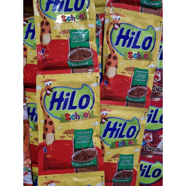 

Susu HiLo School/ Hilo School/Hi Lo School Coklat Sachet