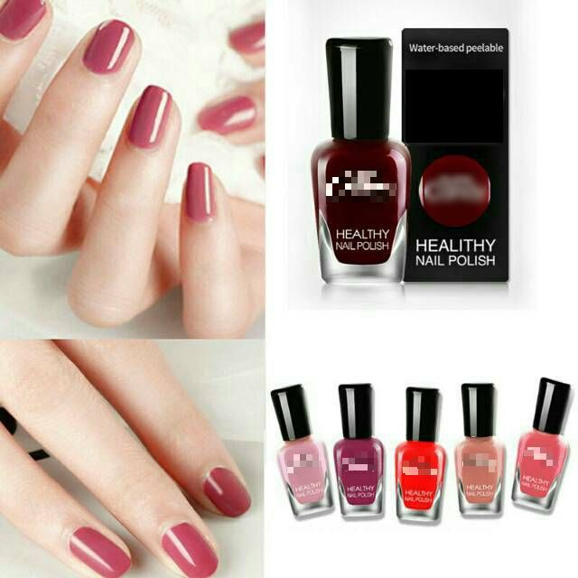 Kutek Nail Polish Peel Off / Kutek Peel Off Kupas Halal 40 Warna Tahan lama DD399