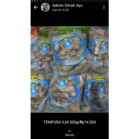 

❤️ZF❤️TEMPURA ILM BERAT 500GR