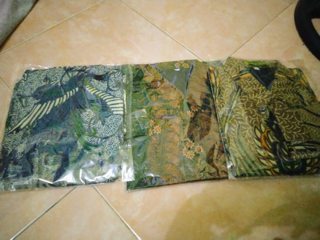 Kemeja Batik Abinaya Ijo Full Furing Katun Halus Size M-xxl Asli Solo