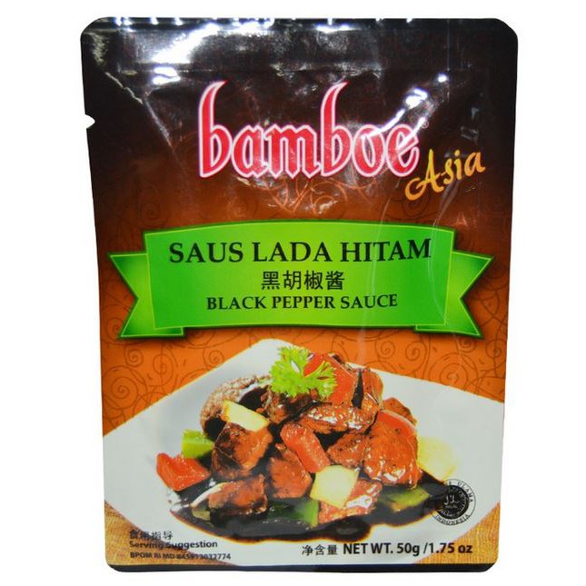 Bumbu Bamboe Saus Lada Hitam 50 GR /17.5oz