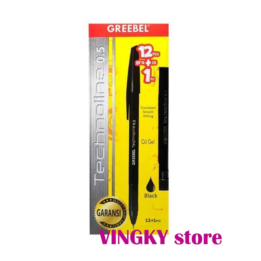 

Pulpen Greebel Technoline 0.5 (12+1pc)