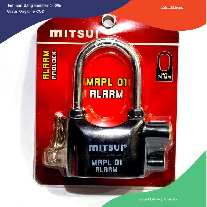 GEMBOK ALARM ANTI MALING MITSUI MAPL 01