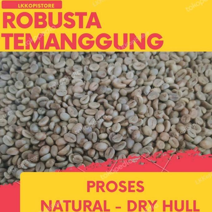 [COD] Greenbean Coffee Biji Kopi Mentah Robusta Temanggung Full natural 1kg [COD]