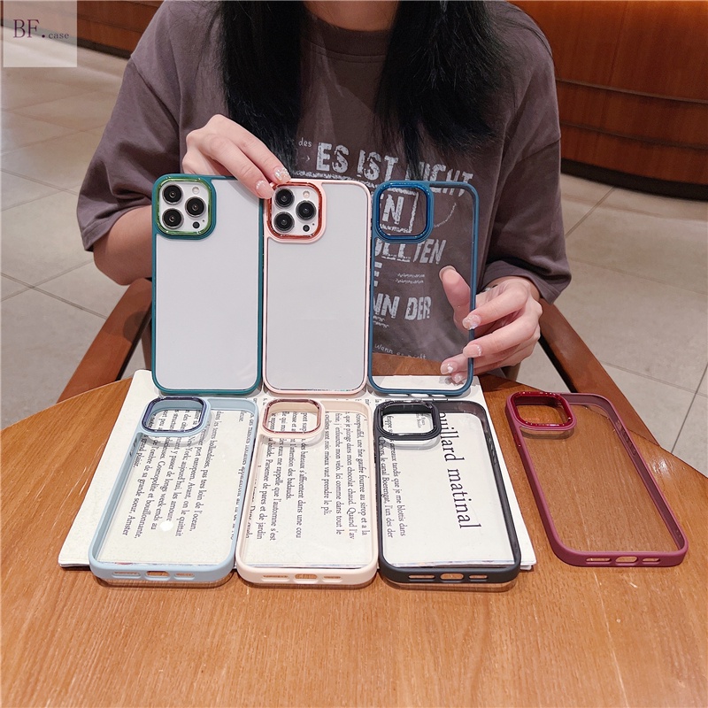 Hard Case Bahan Akrilik Transparan Untuk IPhone XR X XSMAX 6 7 8 Plus SE2 SE3 11 11Pro