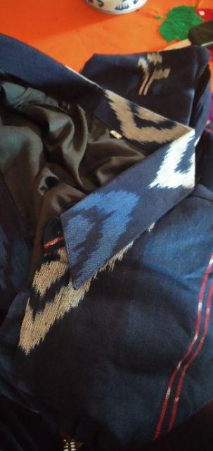 Raharja Kemeja Batik Pria Full Furing Bahan Tenun Troso Jepara